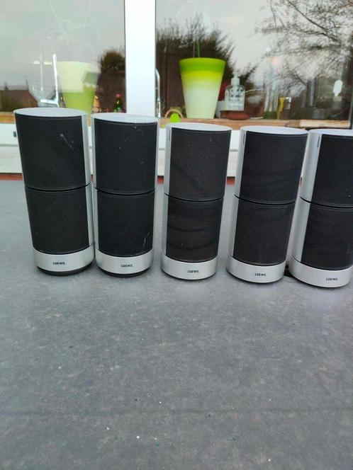 Loewe van BOSE Aluminium Concertos-luidsprekers X5, Audio, Tv en Foto, Luidsprekerboxen, Gebruikt, Front, Rear of Stereo speakers