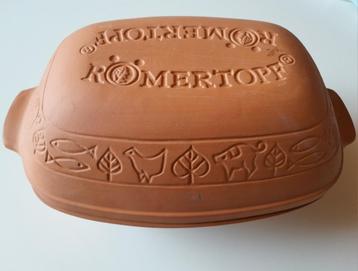 Römertopf terracotta ovenschotel ovenschaal W.-Germany 110 beschikbaar voor biedingen