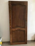 binnendeuren massief eik in verschillende maten, Doe-het-zelf en Bouw, Ophalen, Gebruikt, 80 tot 100 cm, Binnendeur