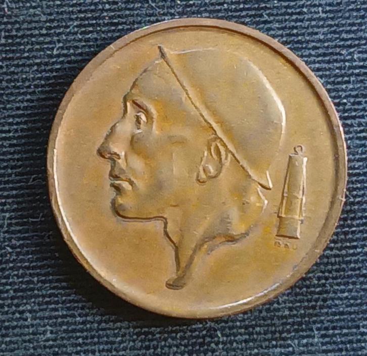 50 cent 1959 FR (dubbel hoofd/lamp) - Boudewijn I, Postzegels en Munten, Munten | België, Losse munt, Verzenden