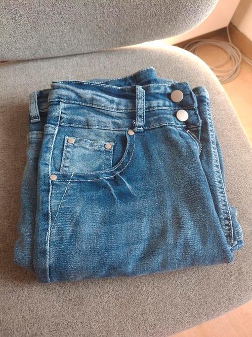 Blauwe jeansbroek "cowgirl" stijl, slechts één keer gebruikt, Kleding | Dames, Spijkerbroeken en Jeans, Zo goed als nieuw, Ophalen