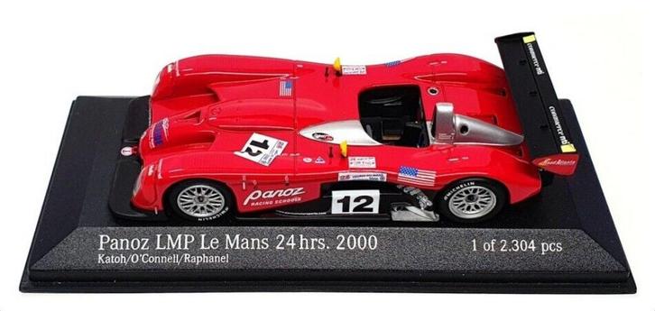 1:43 Action Panoz LMP Roadster Le Mans 2000 5th place, Hobby en Vrije tijd, Modelauto's | 1:43, Zo goed als nieuw, Auto, MiniChamps