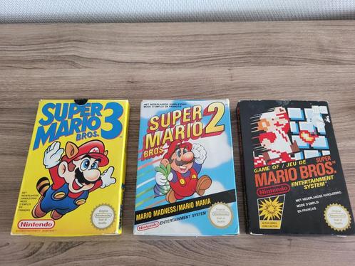 Jeux Nintendo NES Super Mario Bros 1, 2 et 3, Games en Spelcomputers, Games | Nintendo NES, Gebruikt, Overige genres, 2 spelers