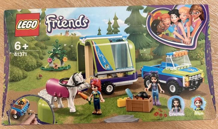 Lego Friends - 41371 - Mia's paardentrailer, Kinderen en Baby's, Speelgoed | Duplo en Lego, Zo goed als nieuw, Lego, Complete set
