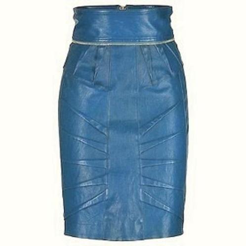 Nieuwe Matthew Williamson blauwe lederen rok ( turquoise )36, Vêtements | Femmes, Jupes, Neuf, Taille 36 (S), Bleu, Envoi