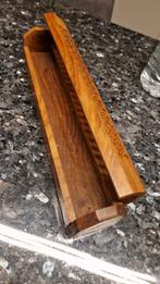 Support bâtonnet a encens (bois d'acajou+dorures incrustées), Enlèvement ou Envoi, Bois