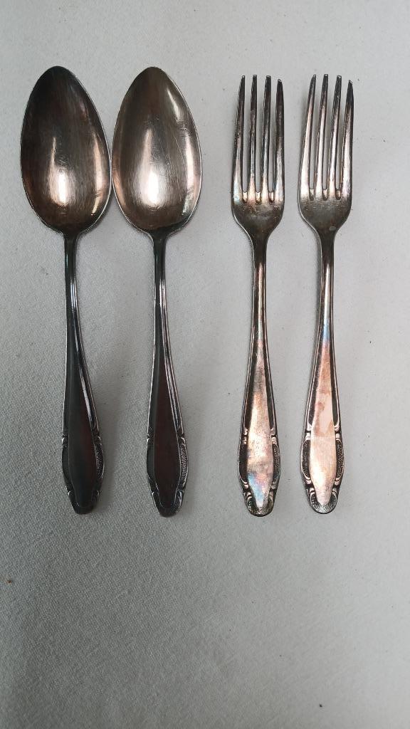 Verzilverd bestek, Antiek en Kunst, Antiek | Bestek, Ophalen