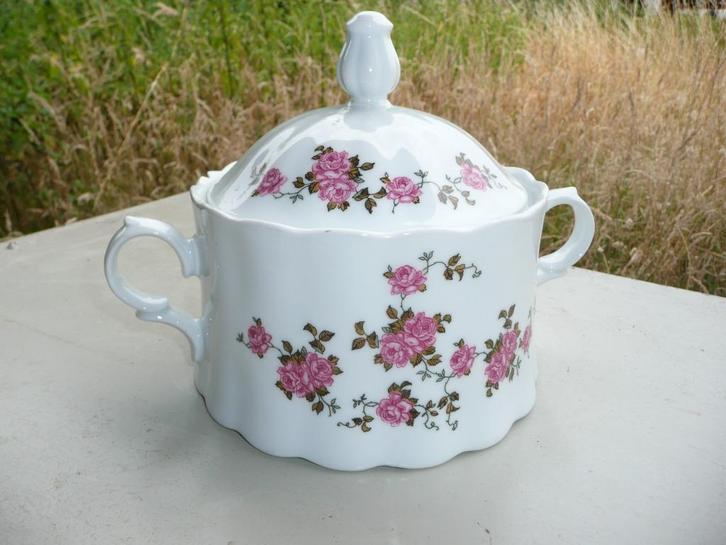 elegante dekselkom/serveerkom Wunsiedel Bavaria Porzellan, Antiek en Kunst, Antiek | Servies los, Ophalen of Verzenden