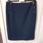 DAMART Donkerblauwe rechte rok Maat: 42 Prijs: € 3, Kleding | Dames, Rokken, Blauw, Maat 42/44 (L), Ophalen of Verzenden, Knielengte