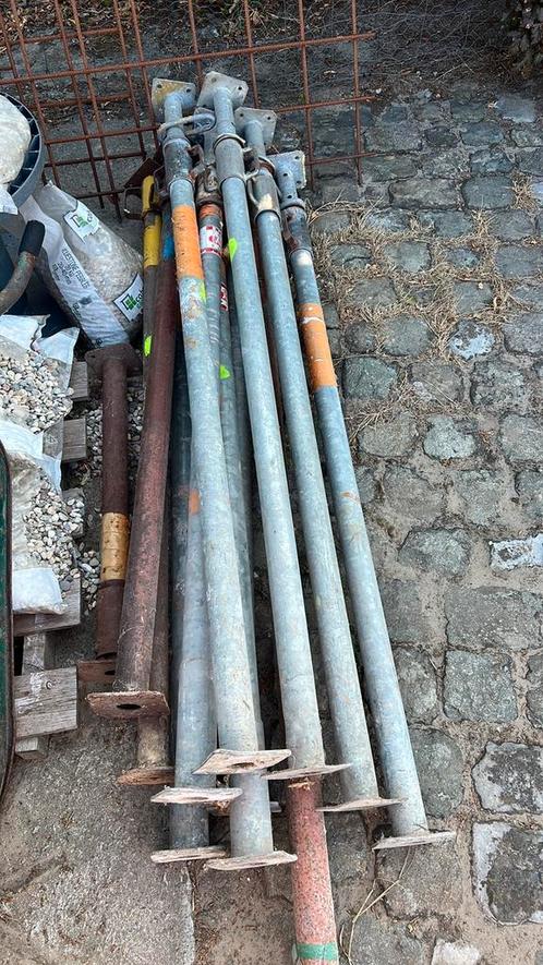 11 verstelbare bouwschoren / stempels – 1,7 m tot 2,9 m, Doe-het-zelf en Bouw, Steigers, Ophalen