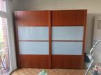 Kast met schuifdeuren, Ophalen, 100 tot 150 cm, Met hangruimte, Zo goed als nieuw