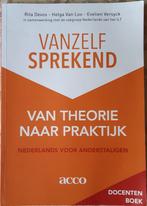 Rita Devos - Vanzelfsprekend docentenboek, Ophalen of Verzenden, Zo goed als nieuw, Rita Devos; Peter Schoenaerts; Han Fraeters; Helga Van Loo