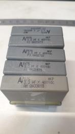 jw1331 : 8 stuks MKT condensator 3.3µF 400Vdc, Ophalen of Verzenden, Gebruikt