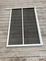 Vliegenraam plissé wit 1400 x 2150, Doe-het-zelf en Bouw, Gebruikt, Aluminium, 150 tot 225 cm, Inclusief glas