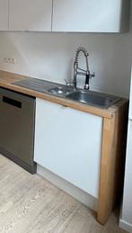 RVS 'Van Marcke' Spoeltafel, Ophalen, Gebruikt, Inox, Kraan