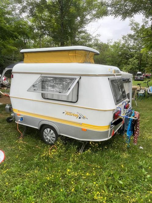 🔆🔆🔆HUUR MIJ VANAF APRIL 2025 🔆🔆🔆, Caravans en Kamperen, Caravans, Particulier, tot en met 2, tot 500 kg, Treinzit, Eriba