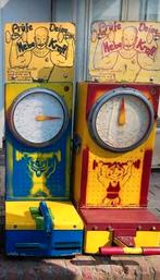 Krachtmeters kermis boxbal, Ophalen