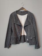 Zwarte Blazer woman katoen, polyester maat 34, Kleding | Dames, Kostuum of Pak, Zwart, Zo goed als nieuw, Maat 34 (XS) of kleiner