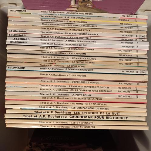 Ric Hochet lot de 24 tomes, Boeken, Stripverhalen, Gelezen, Meerdere stripboeken, Ophalen