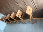 6 stoelen met stoffen, Ophalen, Zo goed als nieuw