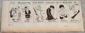 Oud, humoristisch krantknipsel (1939) beschikbaar voor biedingen