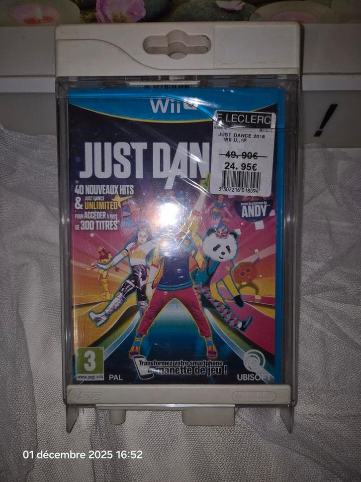 Just Dance 2018 Wii U gloednieuw in blisterverpakking in ple, Games en Spelcomputers, Games | Nintendo Wii U, Nieuw, Muziek
