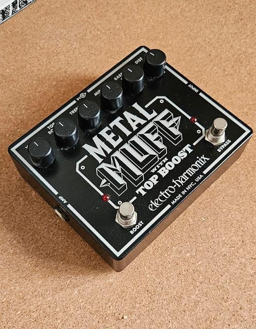 electro-harmonix Metal Muff with top boost, Muziek en Instrumenten, Effecten, Zo goed als nieuw, Ophalen