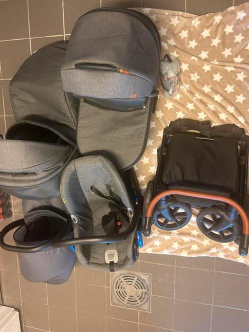 3 in 1 wandelwagen + isofix, Kinderen en Baby's, Kinderwagens en Combinaties, Zo goed als nieuw, Ophalen