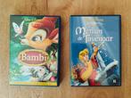 Disney DVD's: Bambi + Merlijn de tovernaar, Alle leeftijden, Ophalen of Verzenden, Tekenfilm, Zo goed als nieuw