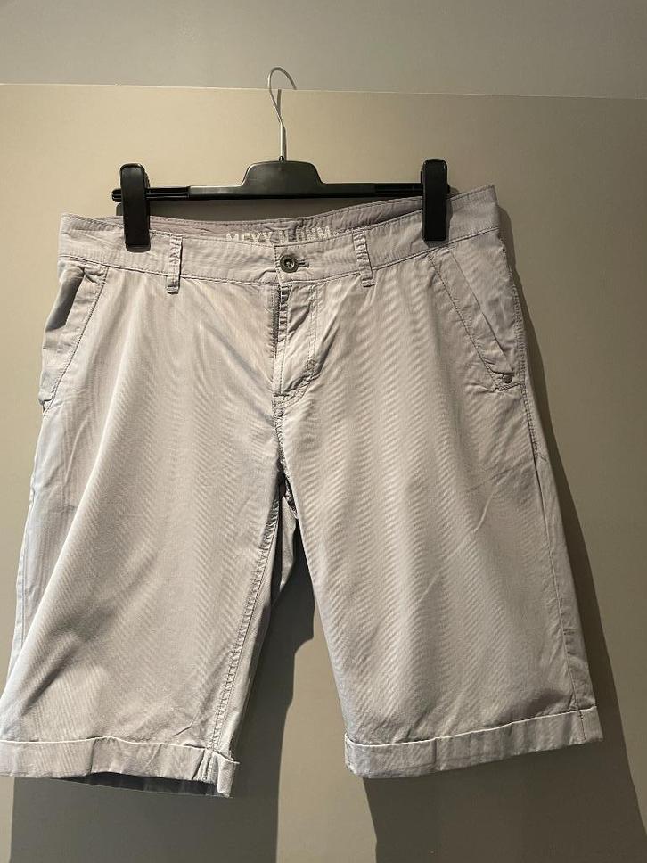 Lichtgrijze short MEXX W33, Kleding | Heren, Broeken en Pantalons, Gedragen, Overige maten, Grijs, Ophalen of Verzenden