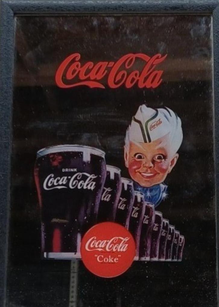 Coca Cola vintage spiegels, Collections, Marques & Objets publicitaires, Panneau publicitaire, Enlèvement