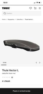 Thule Vector L Titan mat nieuwe, Auto diversen, Dakkoffers, Ophalen, Zo goed als nieuw