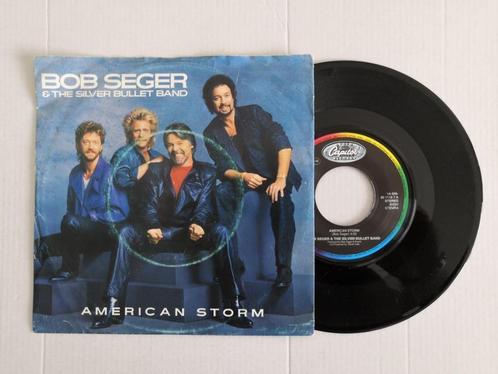 BOB SEGER & THE SILVER BULLET BAND - American storm (45t), CD & DVD, Vinyles Singles, Utilisé, Single, Rock et Metal, 7 pouces