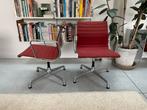 Prachtige set van 2 Eames EA108 - Herman Miller, Ophalen, Zo goed als nieuw, Rood, Bureaustoel