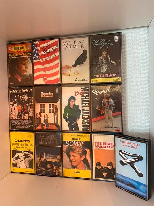 Lot de cassettes audios, CD & DVD, Cassettes audio, Utilisé, Originale