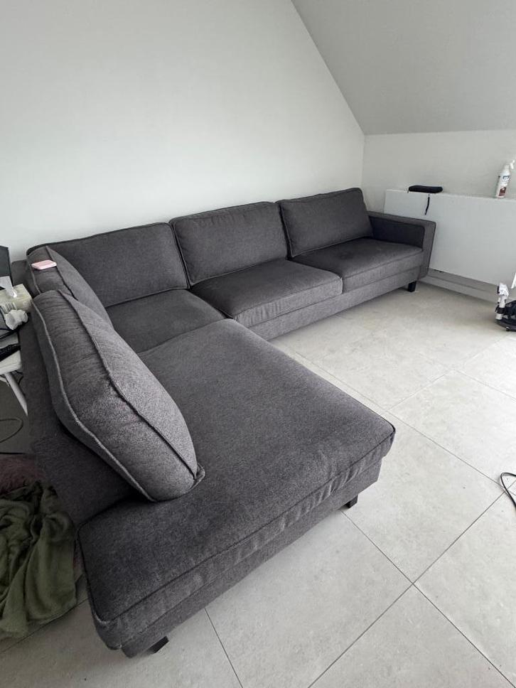 Zetel 200€ (gereinigd), Huis en Inrichting, Zetels | Zetels en Chaises Longues, Gebruikt, Vierpersoons of meer, 250 tot 300 cm