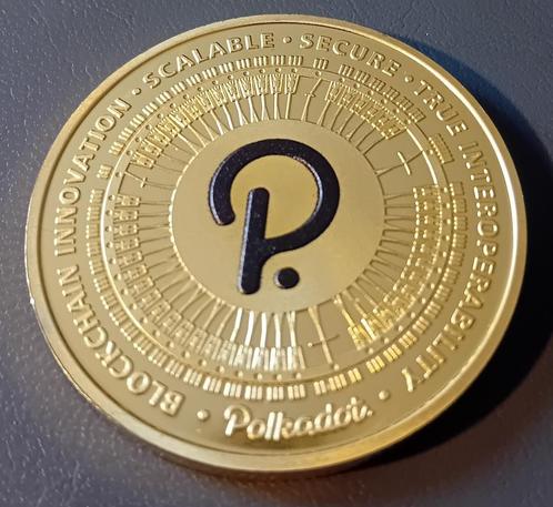 fysieke cryptomunt Polkadot, Postzegels en Munten, Munten en Bankbiljetten | Verzamelingen, Munten, Ophalen of Verzenden