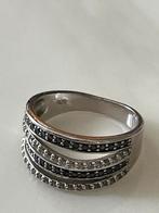 Zilveren ring  925, Met strass, Gebruikt, Ophalen of Verzenden, Dame