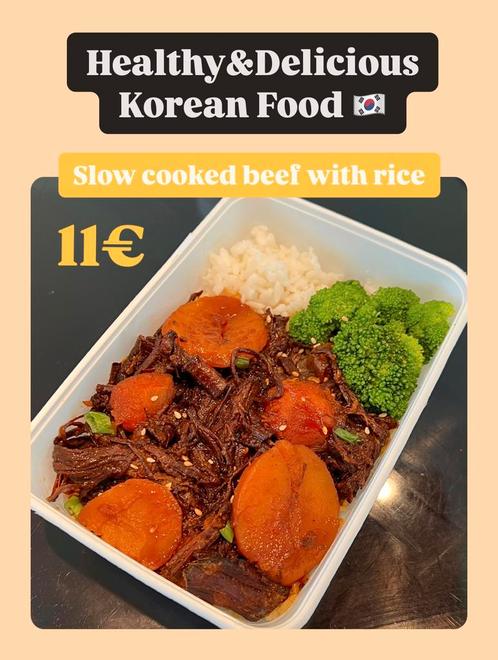 Homemade Korean Cuisine!  Slow cooked Beef, Articles professionnels, Horeca | Food, Enlèvement