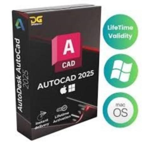 Autodesk AutoCAD 2025 – Volledige versie voor Windows & Mac, Computers en Software, Ontwerp- en Bewerkingssoftware, Nieuw, MacOS