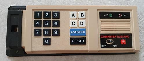 Vintage Electronic Game:Computer Electro1001 questions Jumbo, Hobby en Vrije tijd, Gezelschapsspellen | Bordspellen, Zo goed als nieuw