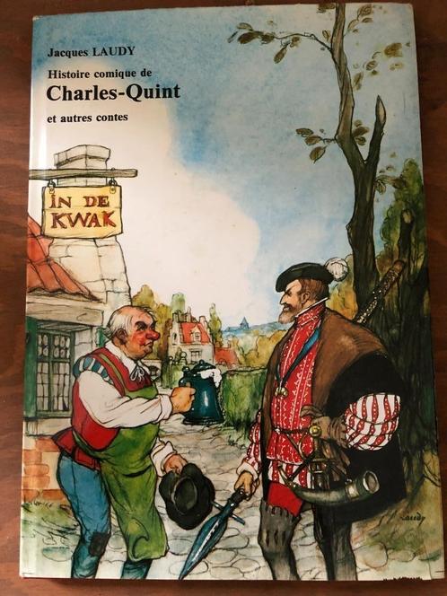 Très Rare Jacques LAUDY Histoire comique de Charles Quint Éd, Boeken, Stripverhalen, Zo goed als nieuw, Eén stripboek, Ophalen of Verzenden