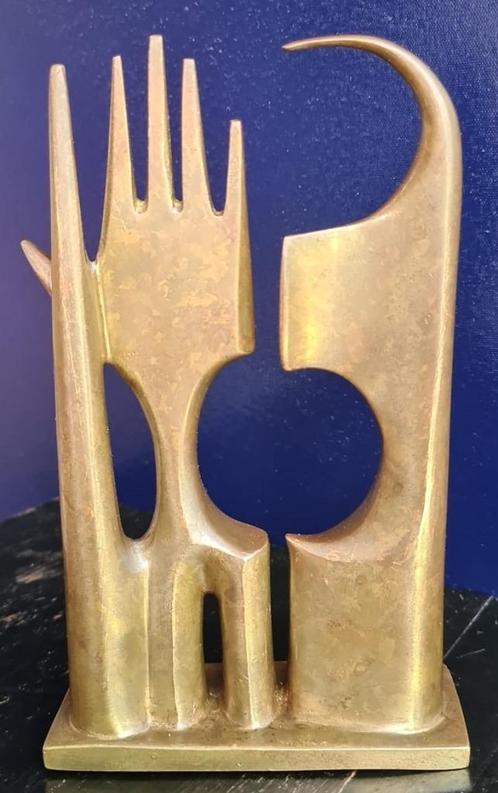 Bronzen beeld Michèle Forgeois, France, 4 van 8, gesigneerd, Antiek en Kunst, Kunst | Beelden en Houtsnijwerken, Ophalen of Verzenden