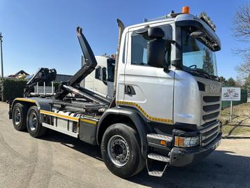 Scania G450 6x4 HOOKLIFT / HAAKSYSTEEM AJK 20T - 5760mm - 3m, Autos, Achat, Euro 6, 2 places, Autres couleurs