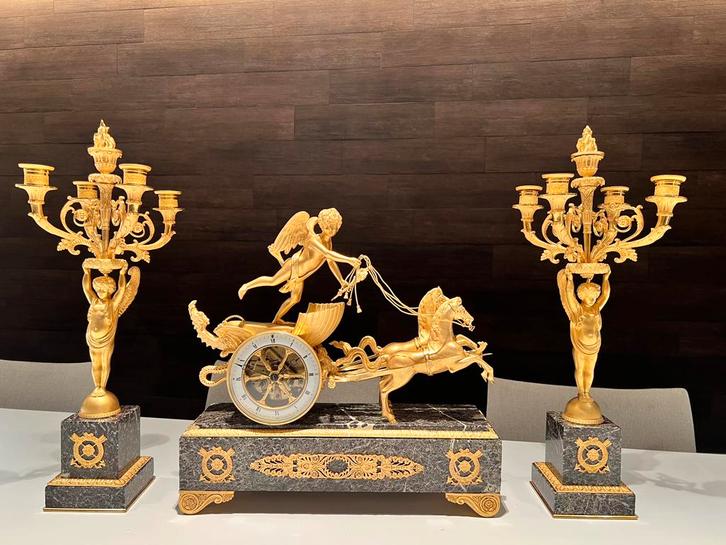 Pendule “au char de l’amour” met kandelaars, Tickets & Billets, Réductions & Chèques cadeaux