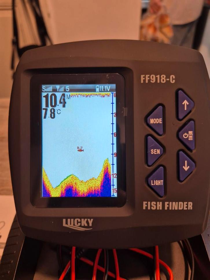 Dieptemeter lucky ff918 cwls, Watersport en Boten, Hengelsport | Karpervissen, Ophalen