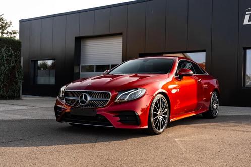 Mercedes E200 Coupé Amg line Designo Hyacint Rood, Auto's, Mercedes-Benz, Particulier, Te koop, E-Klasse, 360° camera, ABS, Achteruitrijcamera