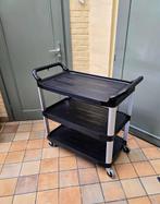 serveerwagen  X-tra  zwart GN-F693, Ophalen, Nieuw, Rechthoekig, Overige materialen