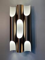 2x Raak Maxi Fuga XL wandlamp: 3 kolom bronskleurig, Huis en Inrichting, Lampen | Wandlampen, Ophalen of Verzenden, Gebruikt, Metaal
