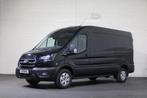 Ford Transit 2.0 TDCI L3 H2 Trend Facelift Navigatie Camera, Auto's, Zwart, Parkeersensor, Ford, Te koop